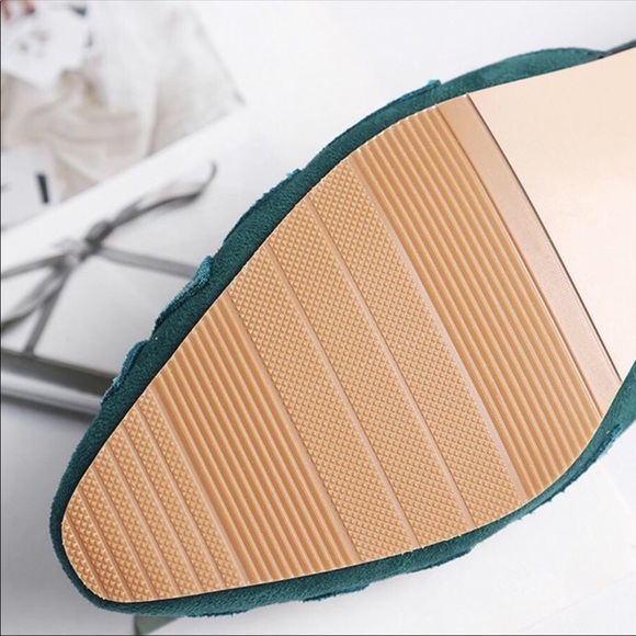 Faire Leaf Lace Up Vine Pixie Mules - Picture 5 of 8